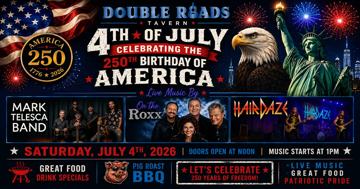 4th of July in Jupiter | Double Roads Tavern 250th Birthday Pig Roast & Live Music