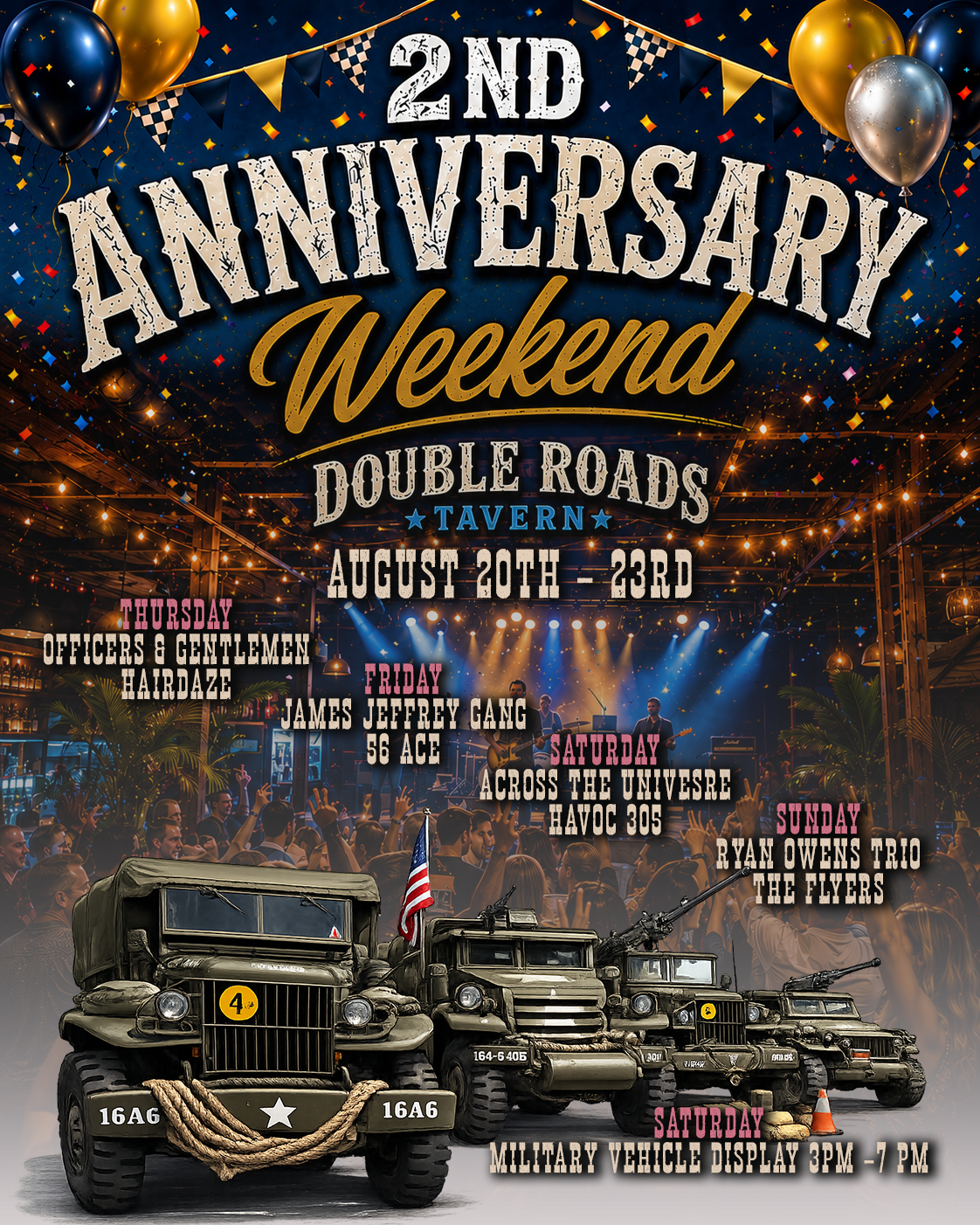 Double Roads Tavern Announcement
